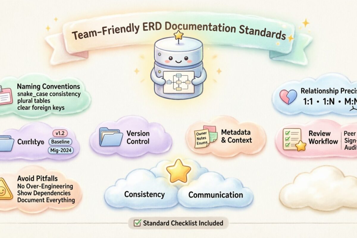 Teamfreundliche ERD-Dokumentation: Standards, die die Zusammenarbeit verbessern