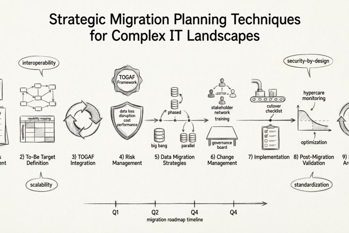 TOGAF-Leitfaden: Strategische Planungstechniken für Migrationen in komplexen IT-Umgebungen