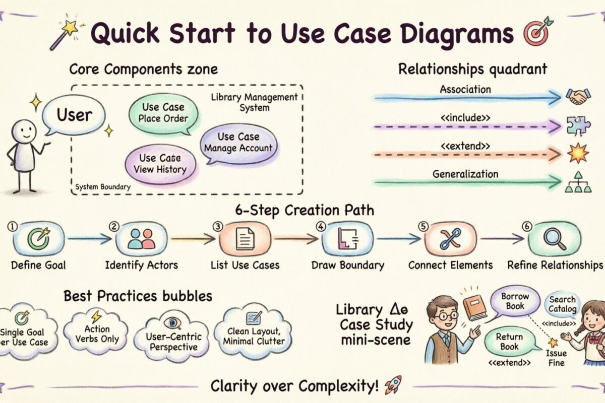 Schnellstart zu Use-Case-Diagrammen für Studierende der Informatik