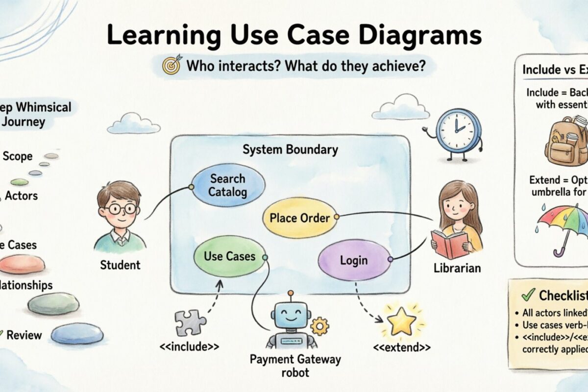 Lernen von Use-Case-Diagrammen: Ein strukturierter Weg für Informatikstudierende