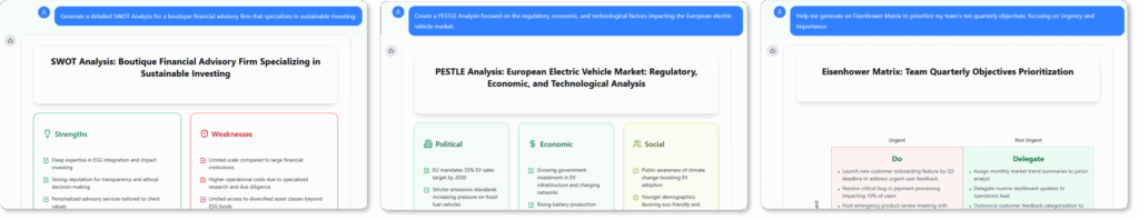 From Idea to Insight: Your New AI Co-Pilot for SWOT, PESTLE, and Strategic Frameworks