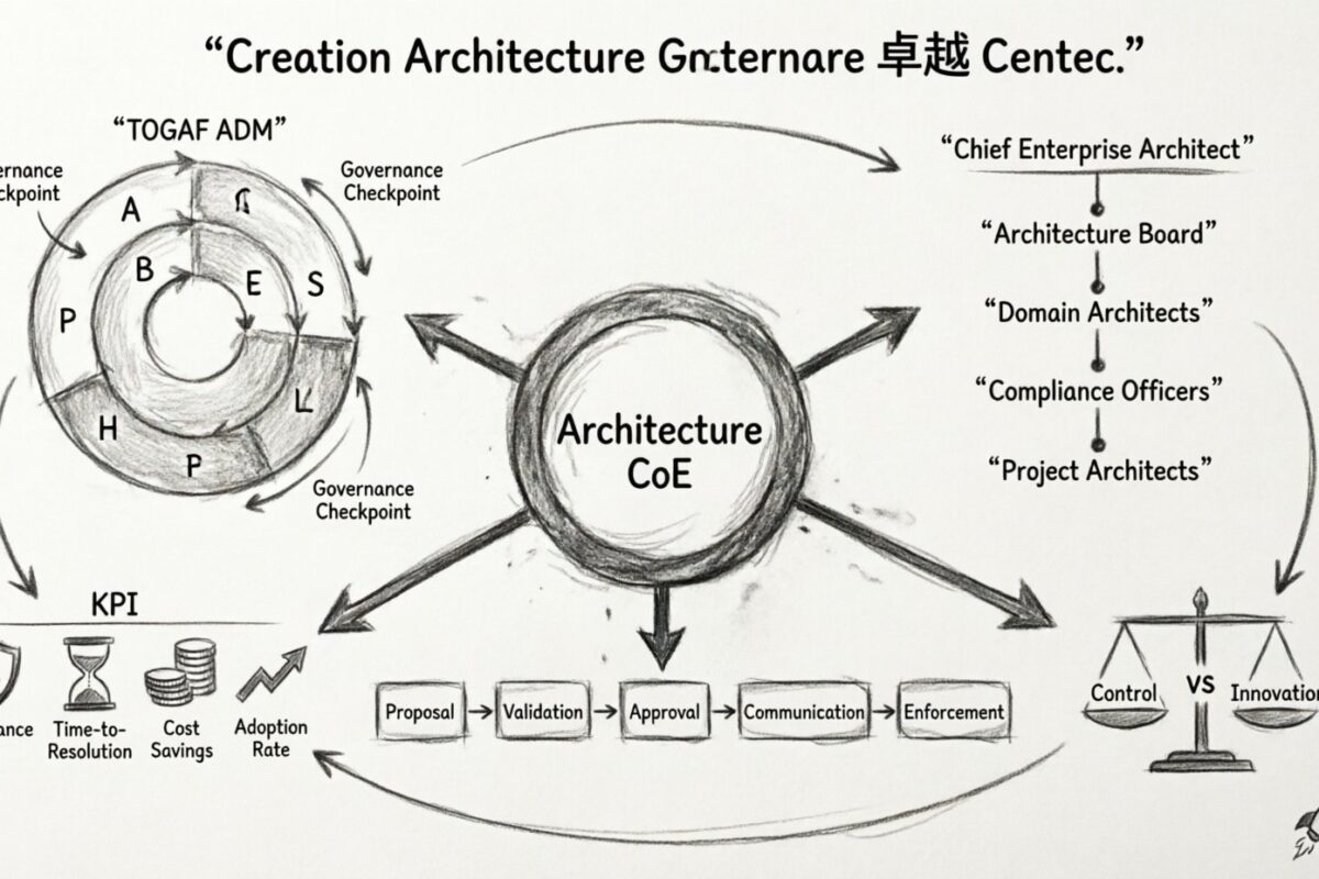 Guía TOGAF: Creación de un Centro de Excelencia para la Gobernanza de Arquitectura