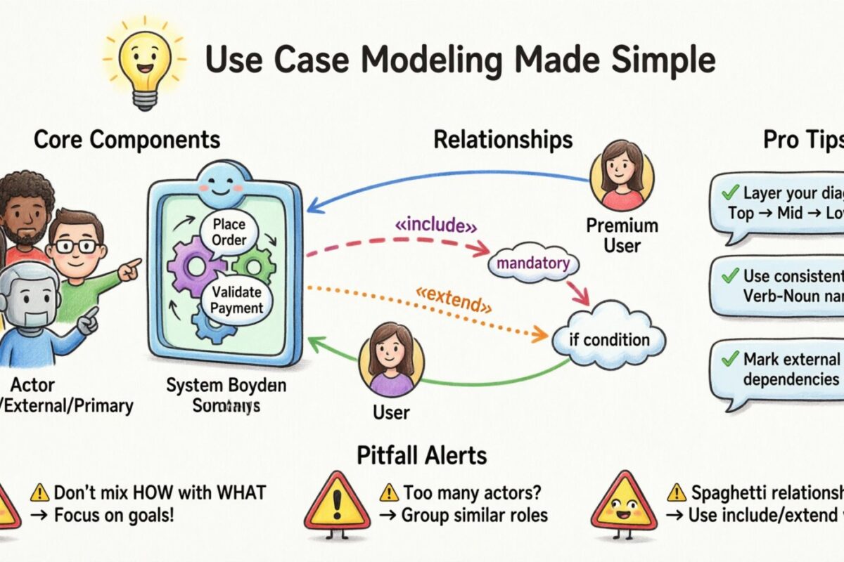 Recorrido completo: modelado de sistemas complejos con casos de uso