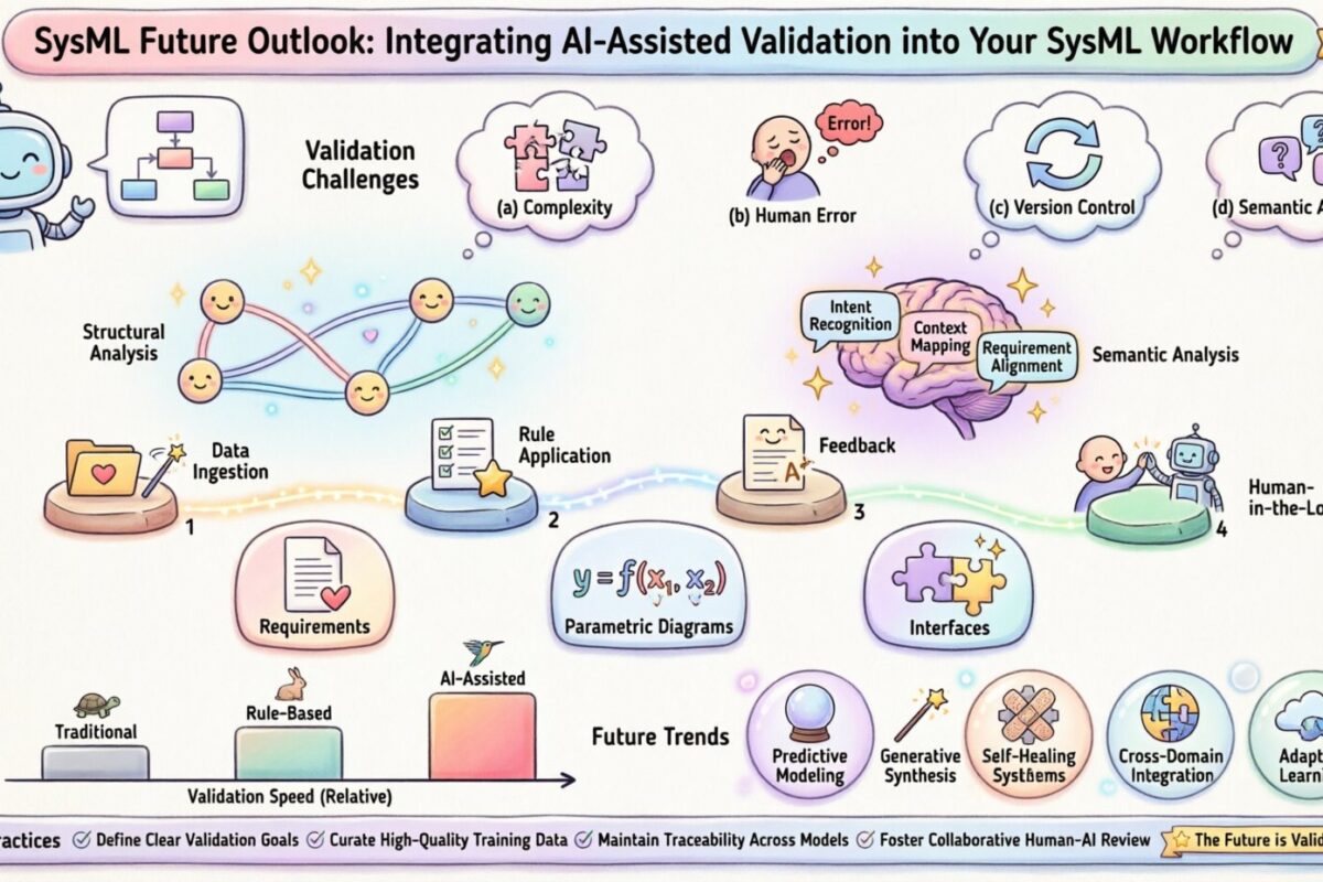 Perspectiva futura de SysML: Integración de la validación asistida por IA en su flujo de trabajo de SysML