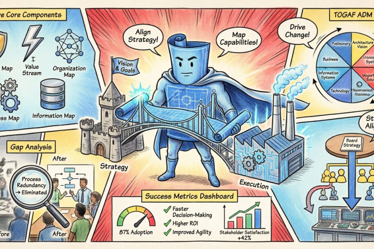 Guide TOGAF : Définir l’Architecture Métier pour soutenir le changement organisationnel