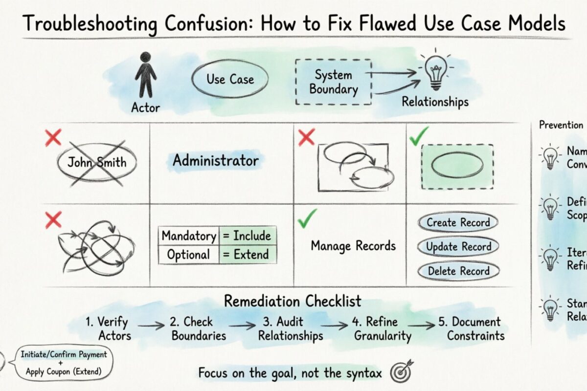 Résolution des confusions : comment corriger les modèles de cas d’utilisation défectueux