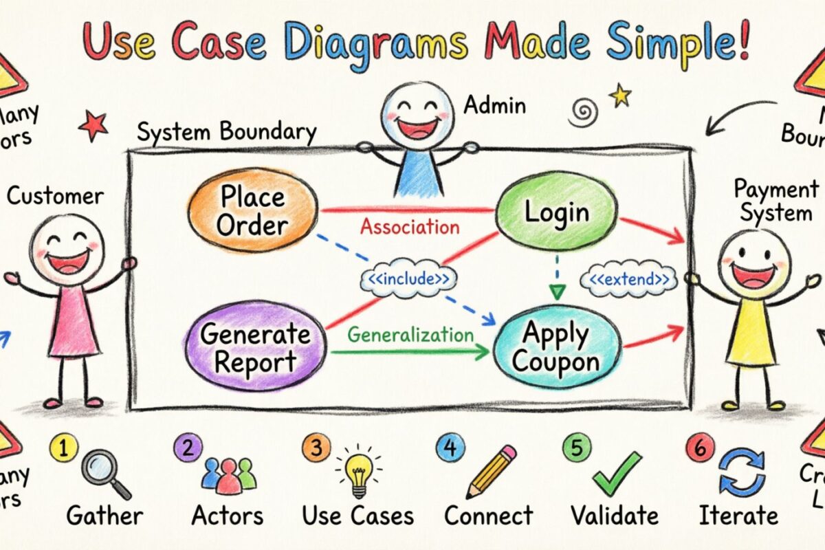 Visualiser les exigences : l’art d’un diagramme de cas d’utilisation efficace