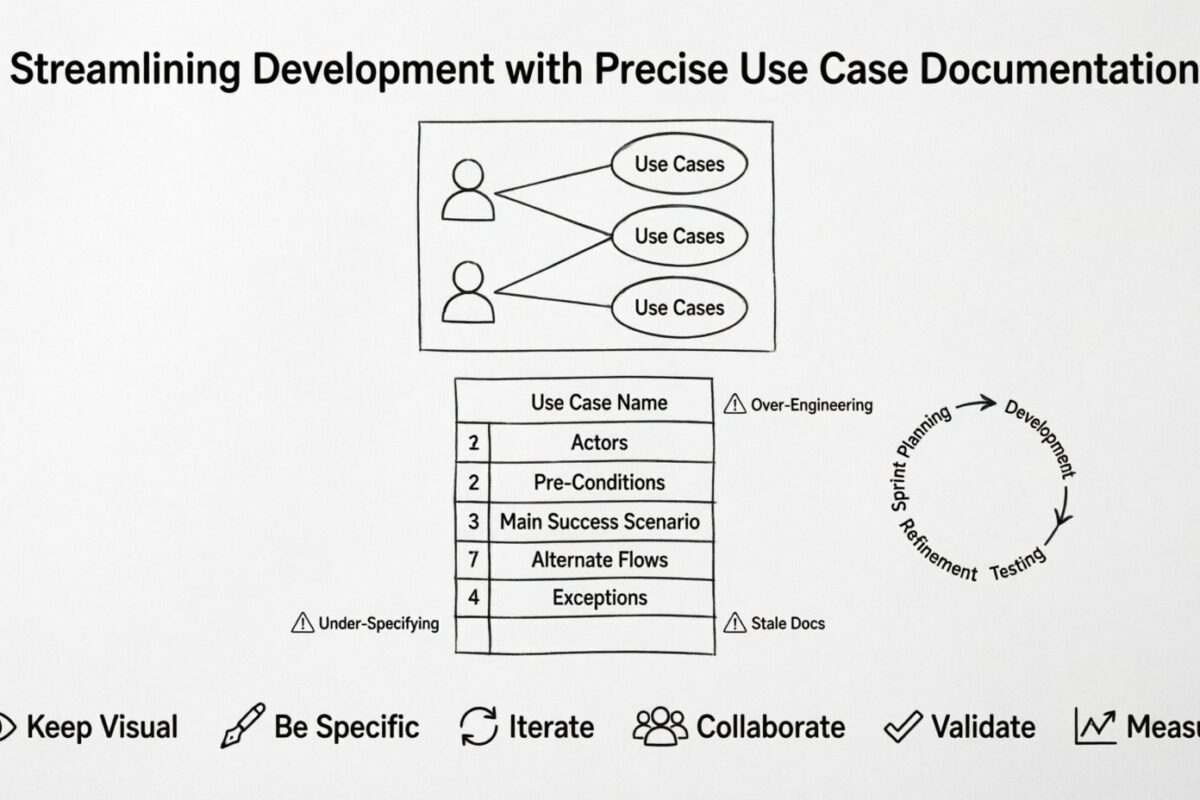 Optimisation du développement grâce à une documentation précise des cas d’utilisation