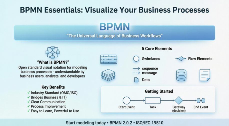 BPMN pour les débutants : votre guide complet sur la notation de modélisation des processus métiers