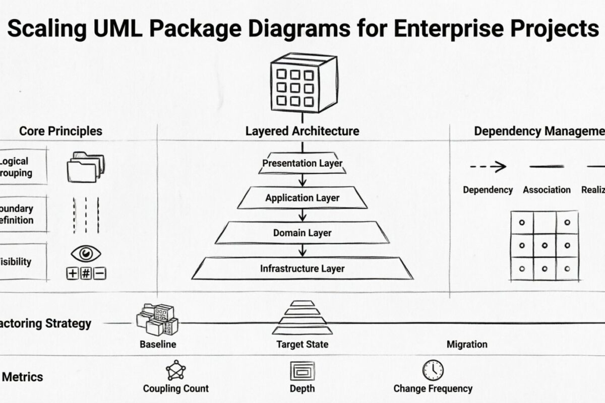 Parcours complet : mise à l’échelle des diagrammes de paquet UML pour les projets d’entreprise