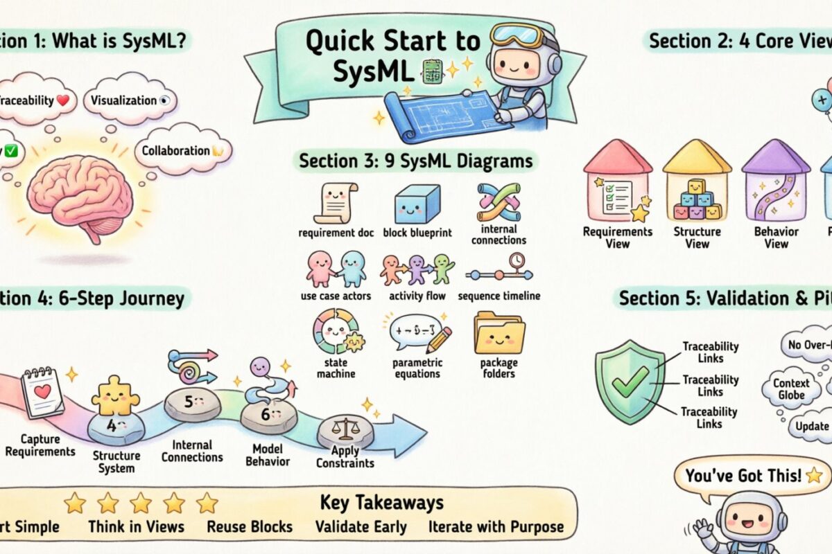 Panduan Cepat untuk SysML: Jalur Tercepat dari Tidak Mengetahui Apa-apa hingga Model Validasi Pertama Anda Panduan Cepat untuk SysML: Jalur Tercepat dari Tidak Mengetahui Apa-apa hingga Model Validasi Pertama Anda