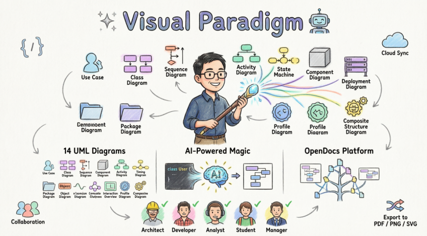 Visual Paradigm UMLツール：現代のソフトウェア開発のための完全なAI搭載モデル化ガイド