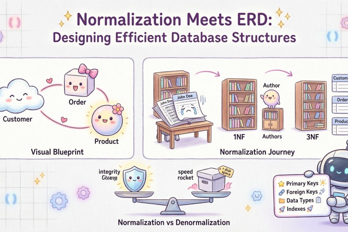 正規化とERDの融合：効率的なデータベース構造の設計