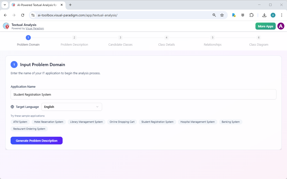 Tworzenie systemu rejestracji studentów: tworzenie diagramu klas z wykorzystaniem AI za pomocą Visual Paradigm