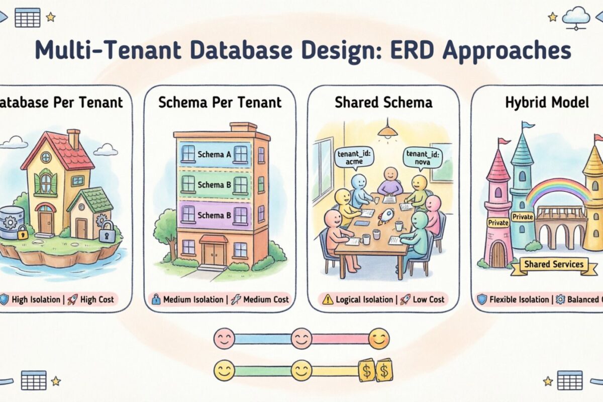 Projektowanie bazy danych wielodostępnej: podejścia ERD dla systemów współdzielonych Projektowanie bazy danych wielodostępnej: podejścia ERD dla systemów współdzielonych