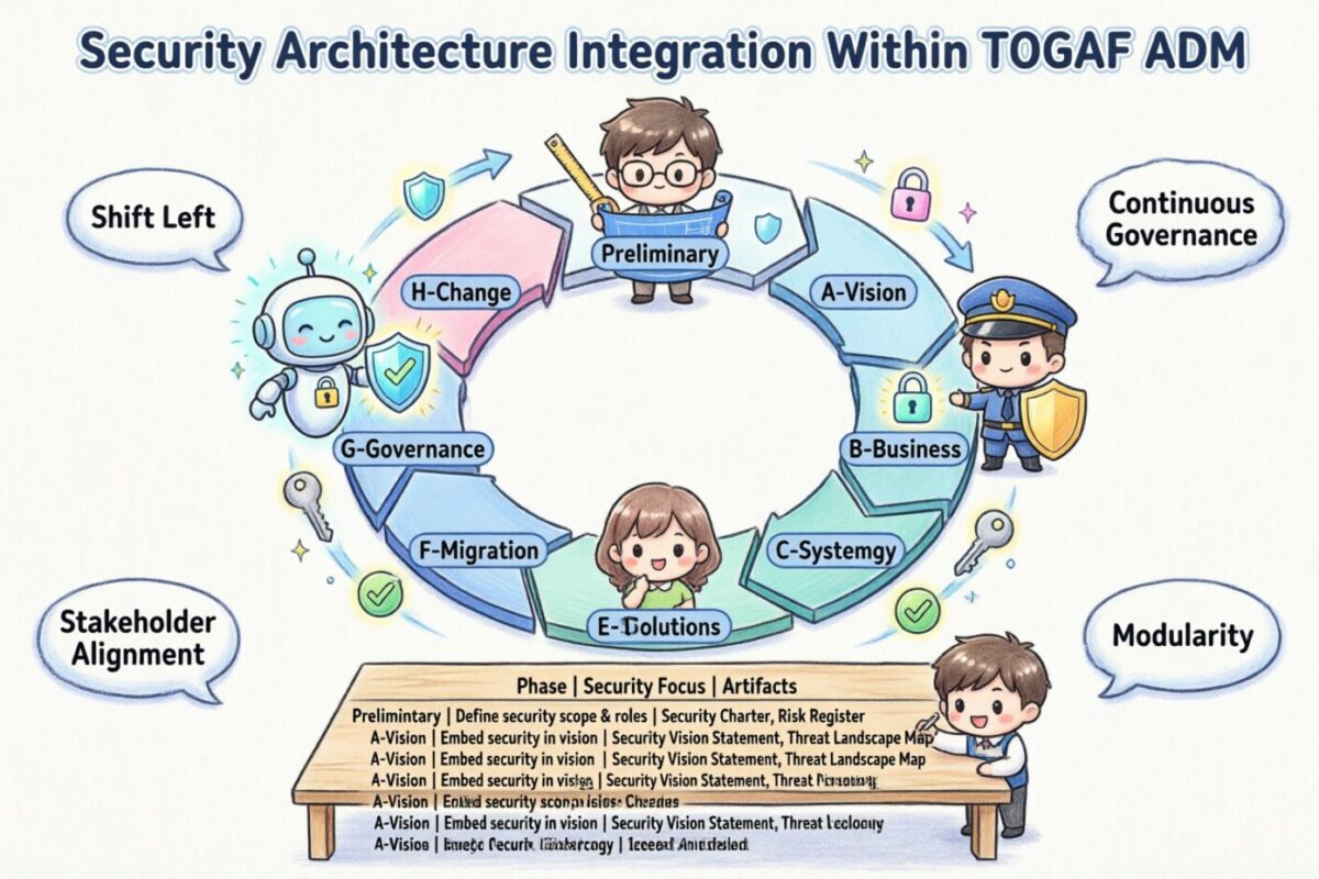 Integração da Arquitetura de Segurança no TOGAF ADM Integração da Arquitetura de Segurança no TOGAF ADM
