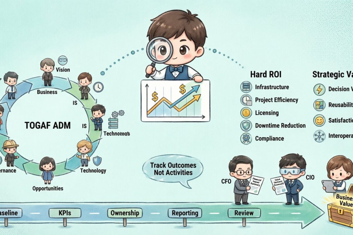 TOGAF指南：衡量企業架構計畫投資回報率的實證方法