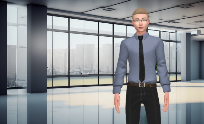 Animating a Professional Office Scene with AniFuzion