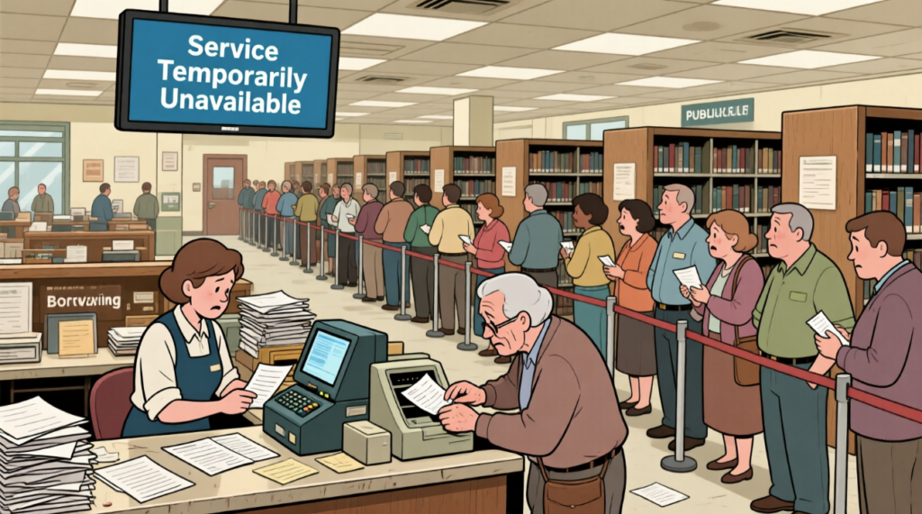 Modernizing Library Self-Service Borrowing: From Weeks to Minutes with AI Use Case Diagrams