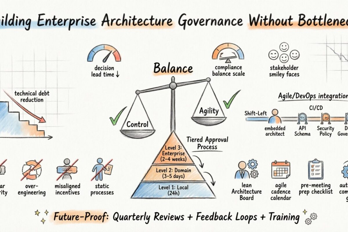 Building Enterprise Architecture Governance Without Bottlenecks Building Enterprise Architecture Governance Without Bottlenecks