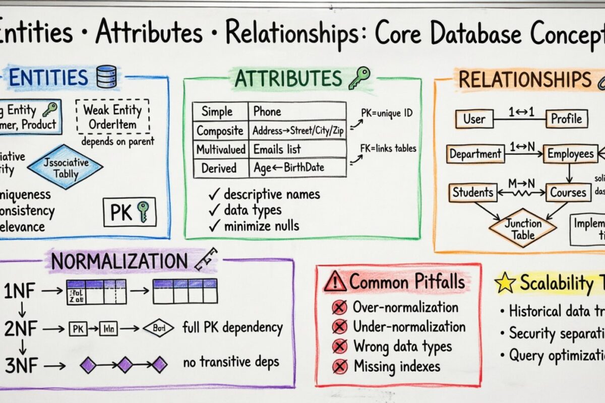 ERD Guide: Entities, Attributes, Relationships: Core Concepts Every Developer Should Know