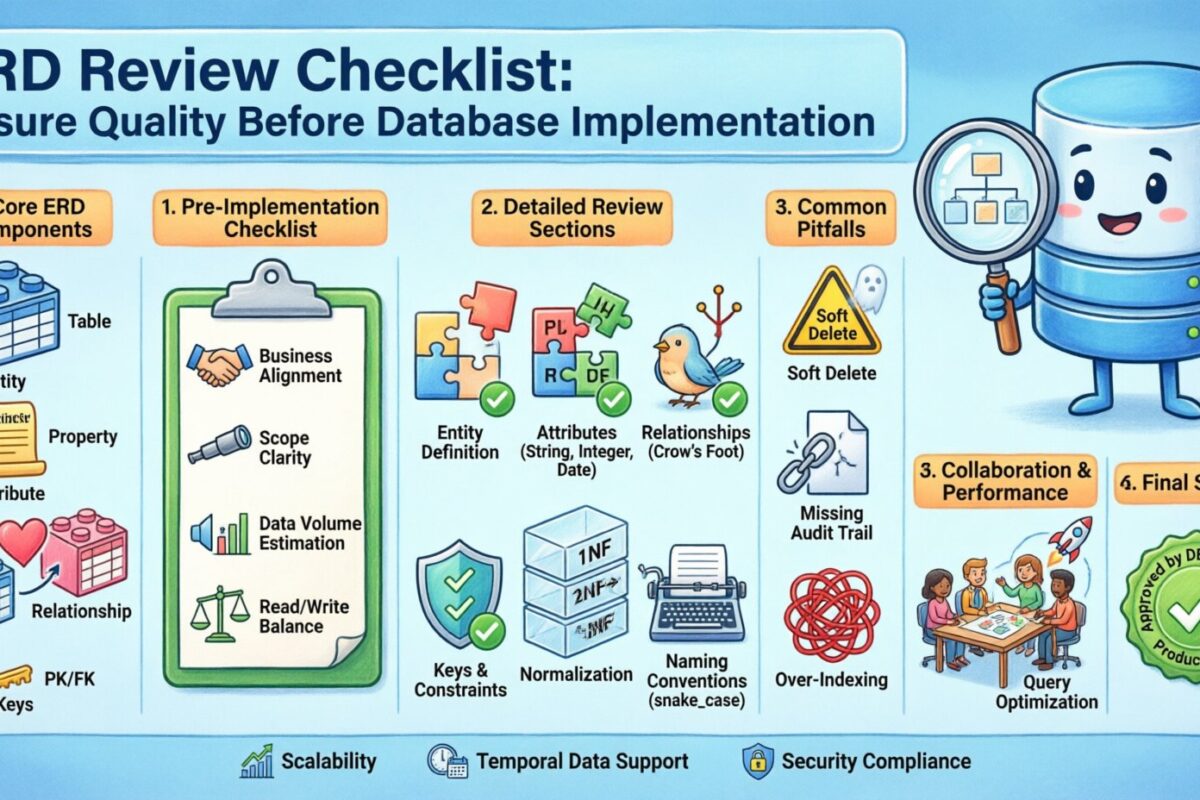 ERD Review Checklist: Ensure Quality Before Database Implementation
