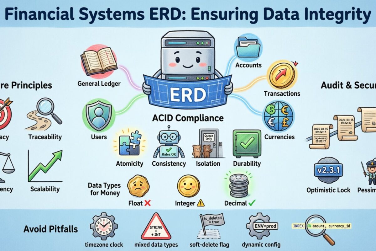 Financial Systems ERD: Ensuring Data Integrity in Transaction Models