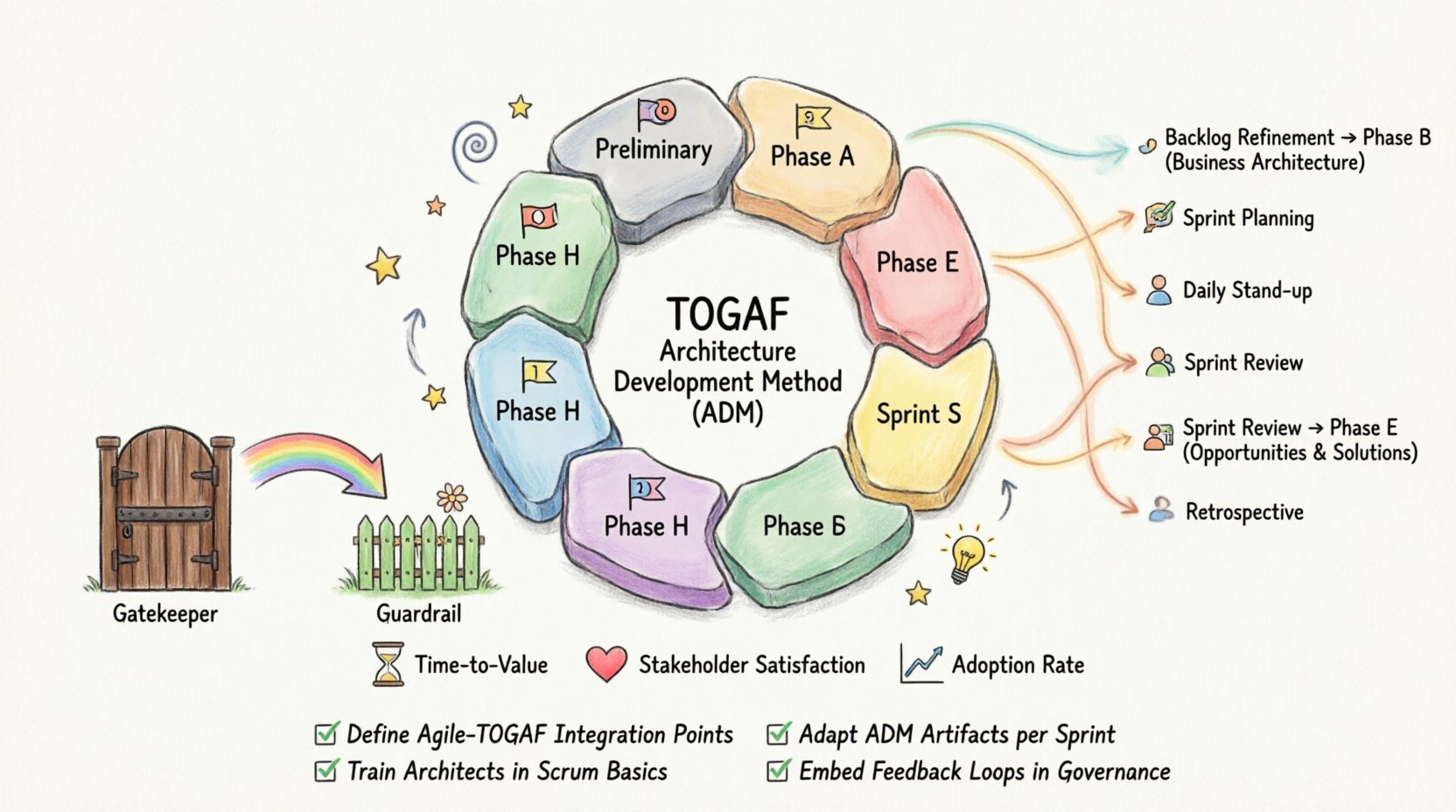 Integrating Agile Practices Within TOGAF Architecture Cycles