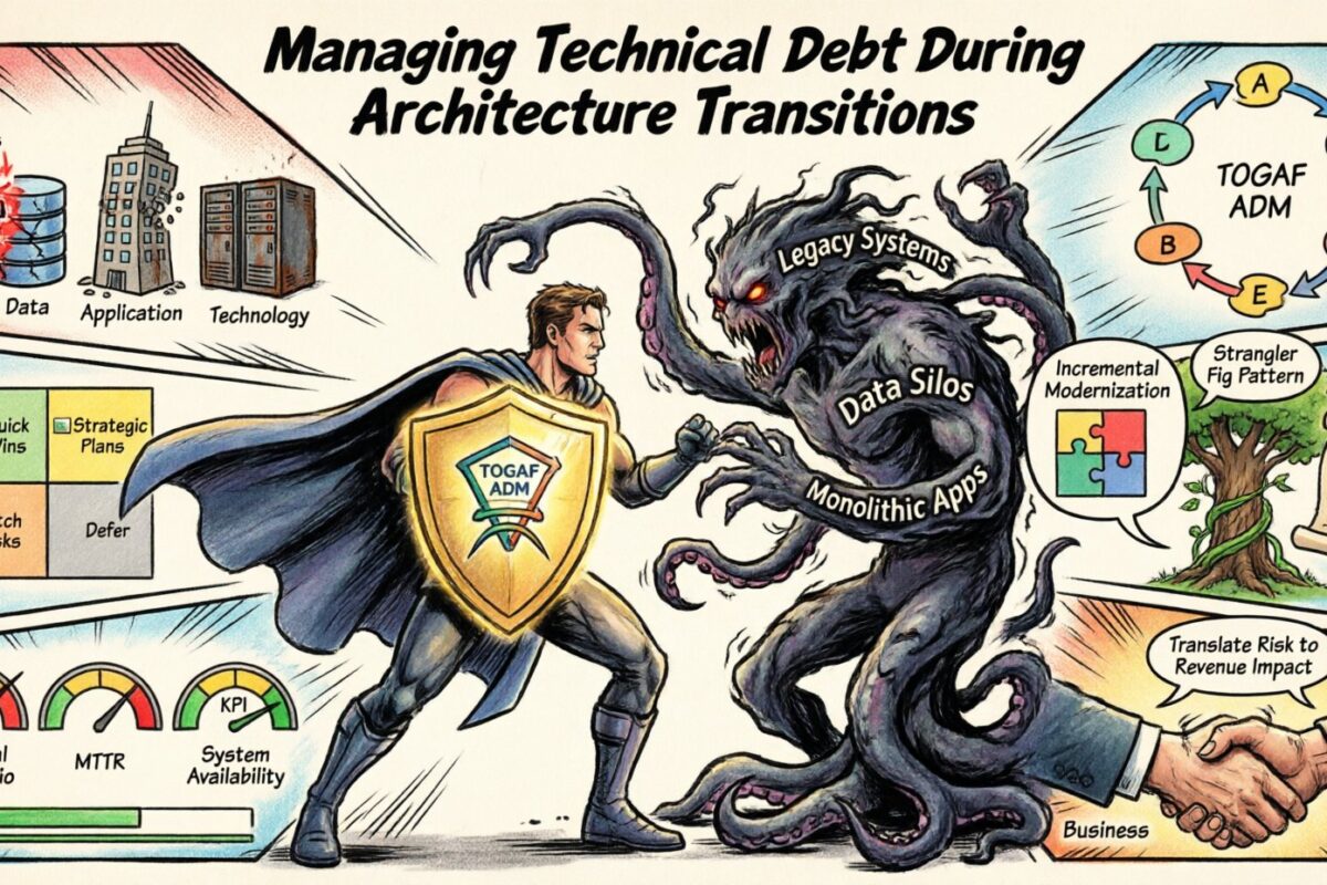 TOGAF Guide: Managing Technical Debt During Enterprise Architecture Transitions