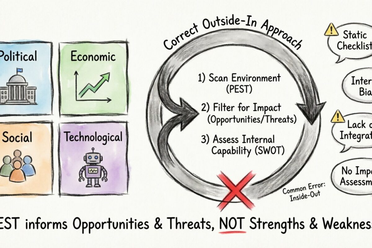 Myth-Busting PEST: Why Many Business School Students Get the Framework Backwards