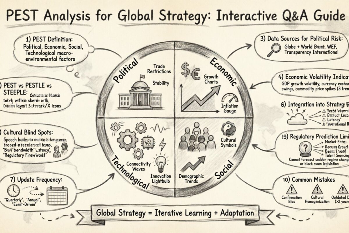 Interactive Q&A: Answering Your Hardest Questions About Applying PEST in Global Strategy Interactive Q&A: Answering Your Hardest Questions About Applying PEST in Global Strategy