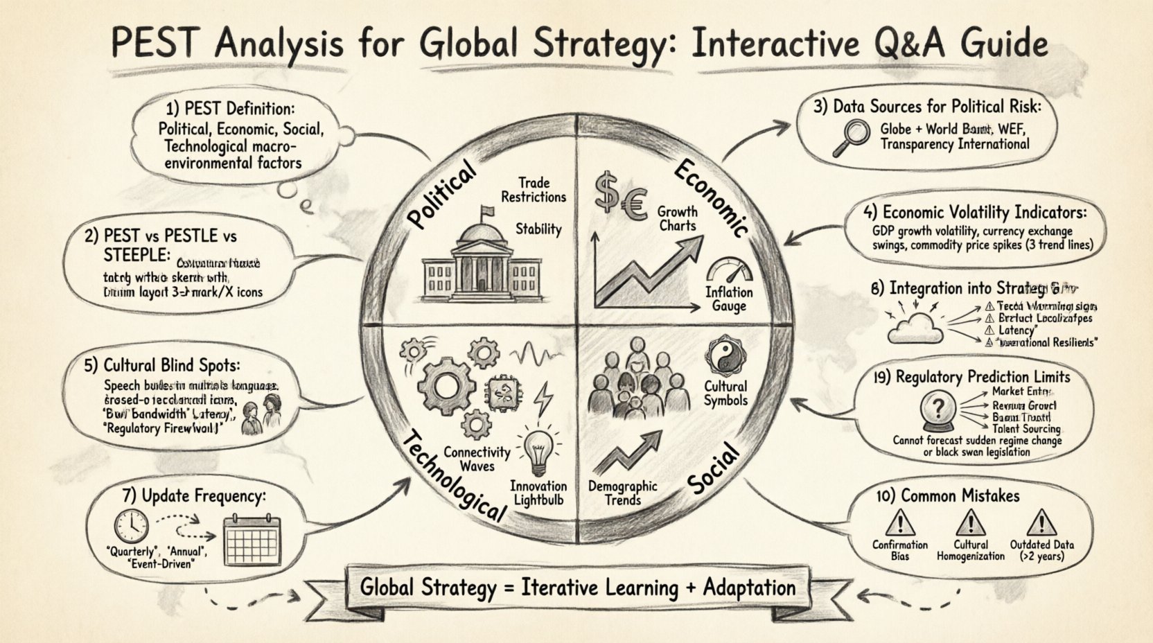 Interactive Q&A: Answering Your Hardest Questions About Applying PEST in Global Strategy Interactive Q&A: Answering Your Hardest Questions About Applying PEST in Global Strategy
