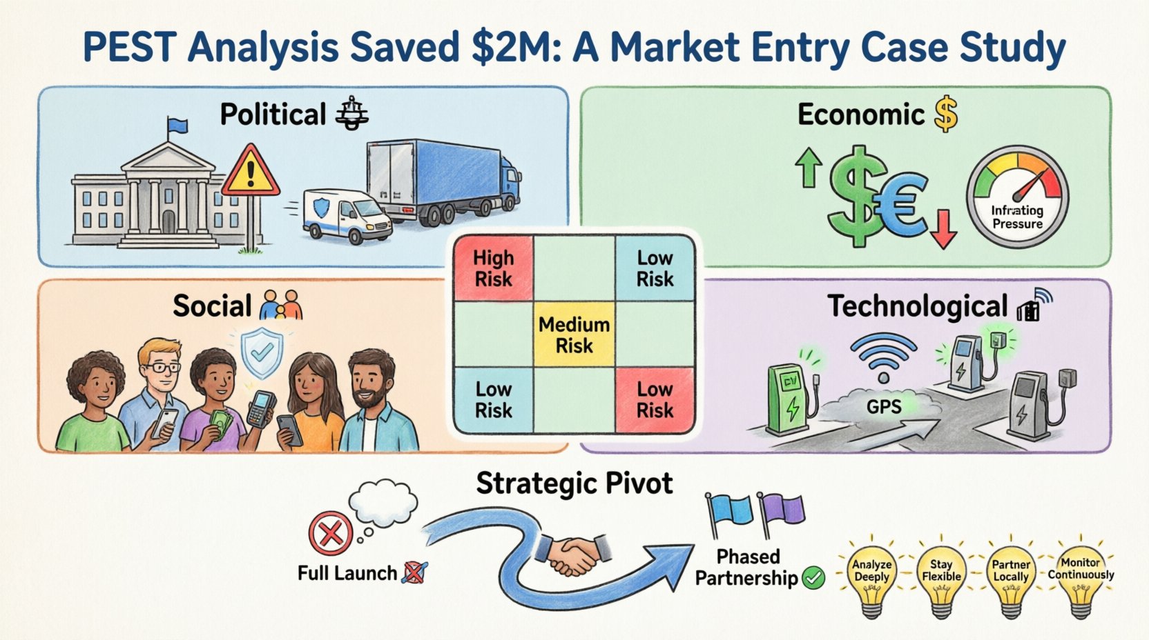 Case Study Deep Dive: How a Failed Entry Was Prevented Using Rigorous PEST Analysis