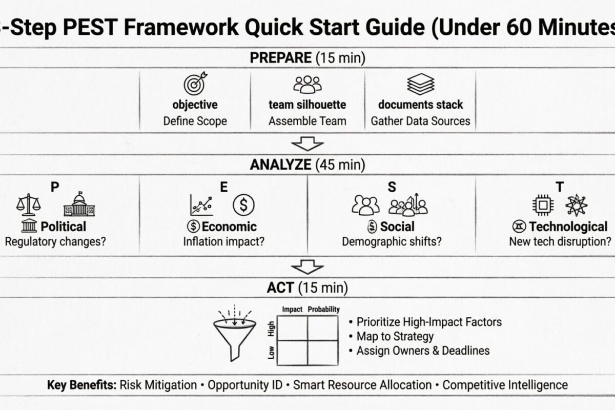 The 3-Step Quick Start Guide to Conducting a PEST Framework in Under an Hour The 3-Step Quick Start Guide to Conducting a PEST Framework in Under an Hour