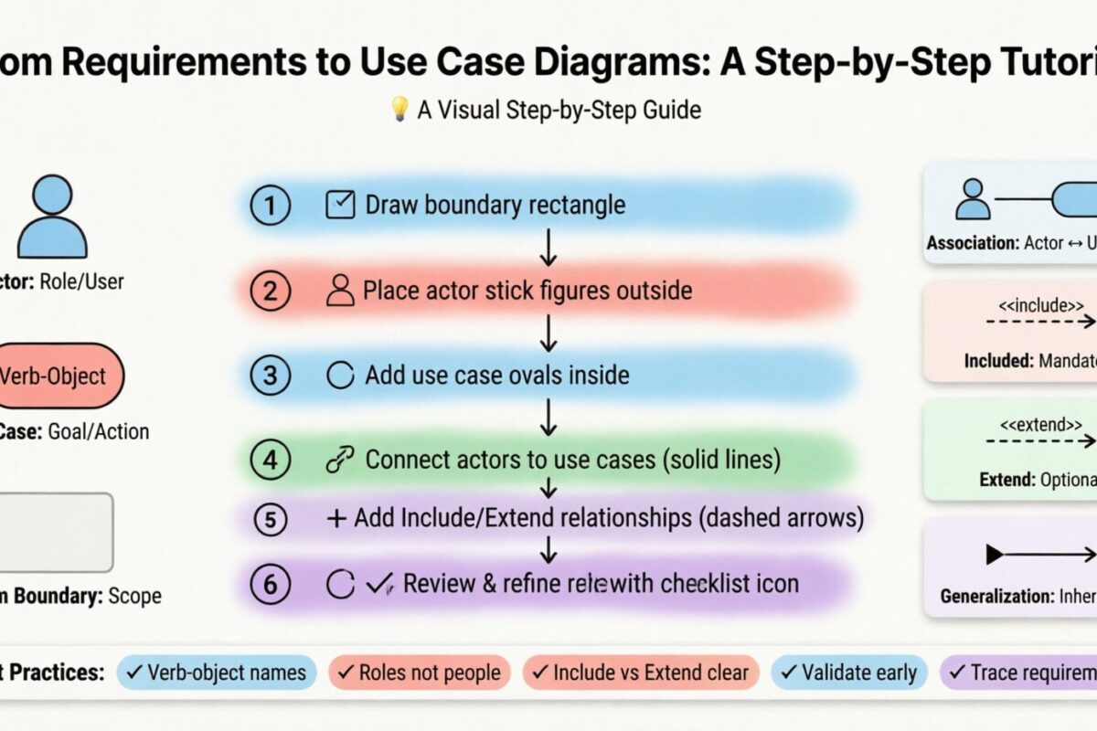 From Requirements to Diagrams: A Step-by-Step Use Case Tutorial