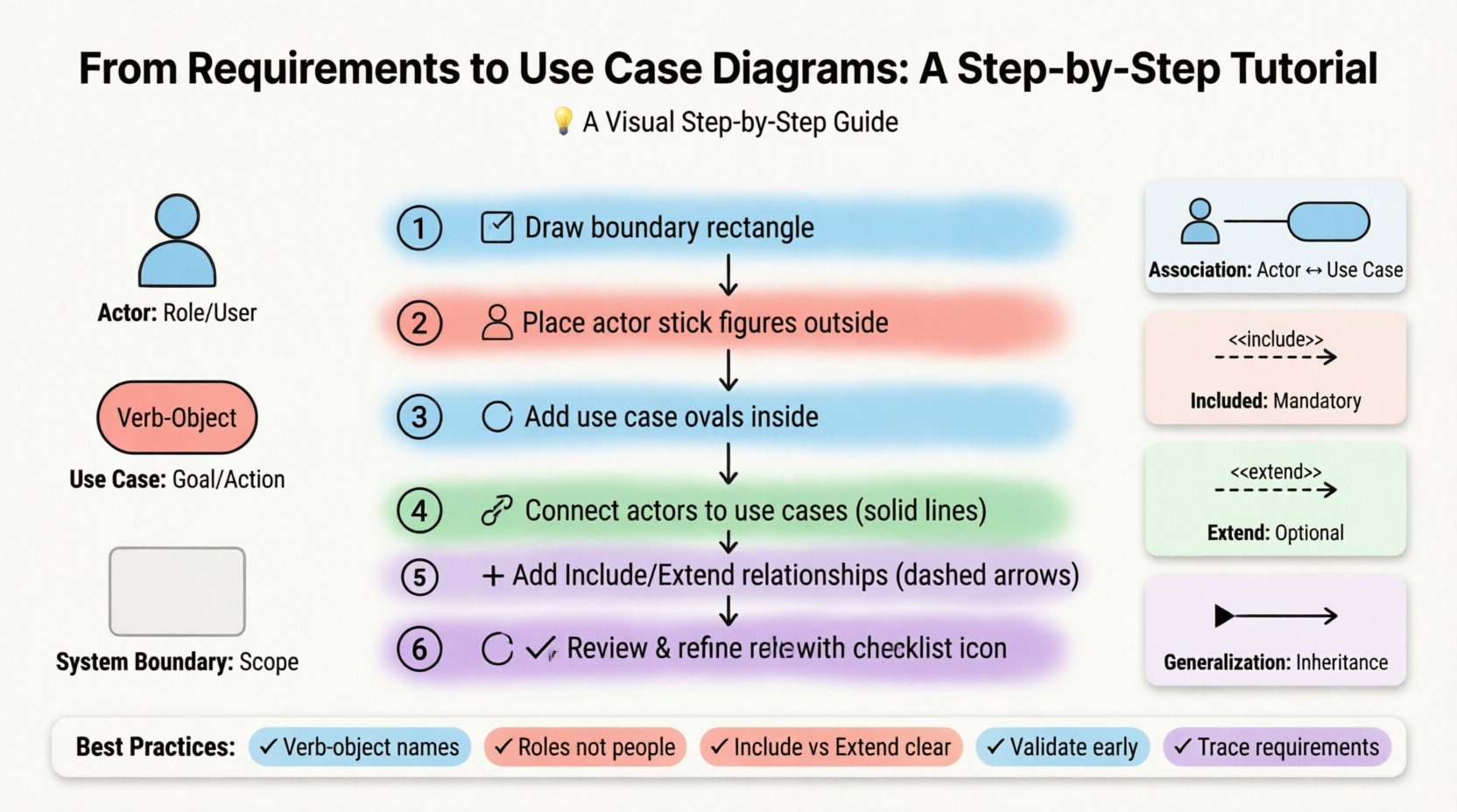 From Requirements to Diagrams: A Step-by-Step Use Case Tutorial