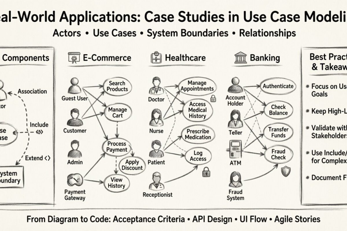 Real-World Applications: Case Studies in Use Case Modeling Real-World Applications: Case Studies in Use Case Modeling