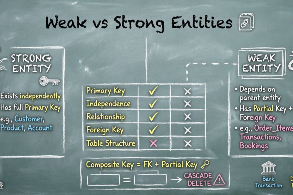 ERD Guide: Weak vs Strong Entities: Practical Guidelines for Database Modeling