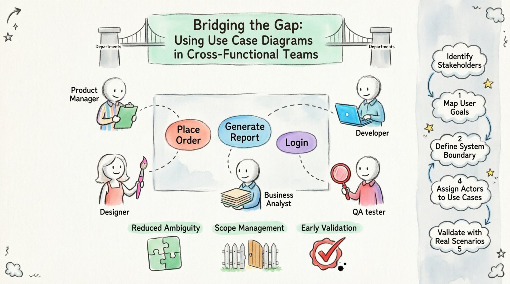 Bridging the Gap: Using Use Case Diagrams in Cross-Functional Teams Bridging the Gap: Using Use Case Diagrams in Cross-Functional Teams