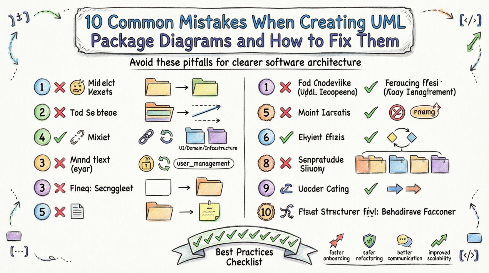 10 Common Mistakes When Creating UML Package Diagrams and How to Fix Them 10 Common Mistakes When Creating UML Package Diagrams and How to Fix Them