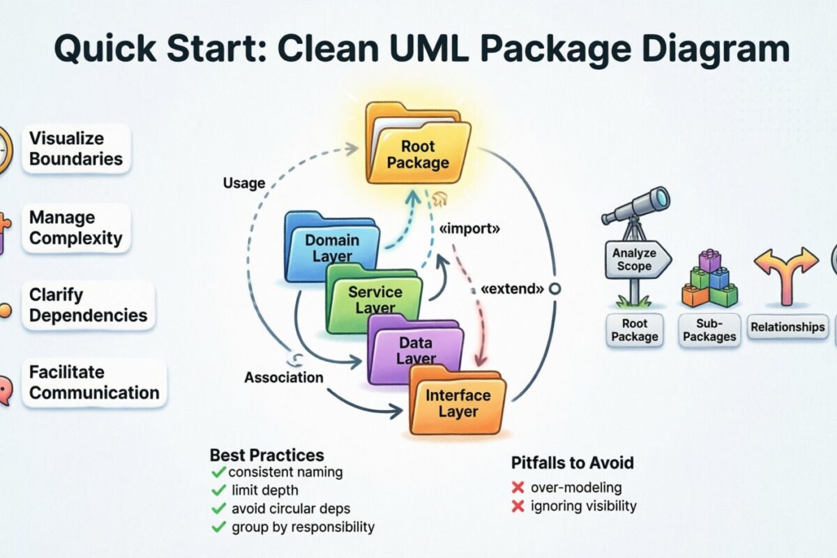 Quick Start: Setting Up a Clean UML Package Diagram for Your Next Project Quick Start: Setting Up a Clean UML Package Diagram for Your Next Project