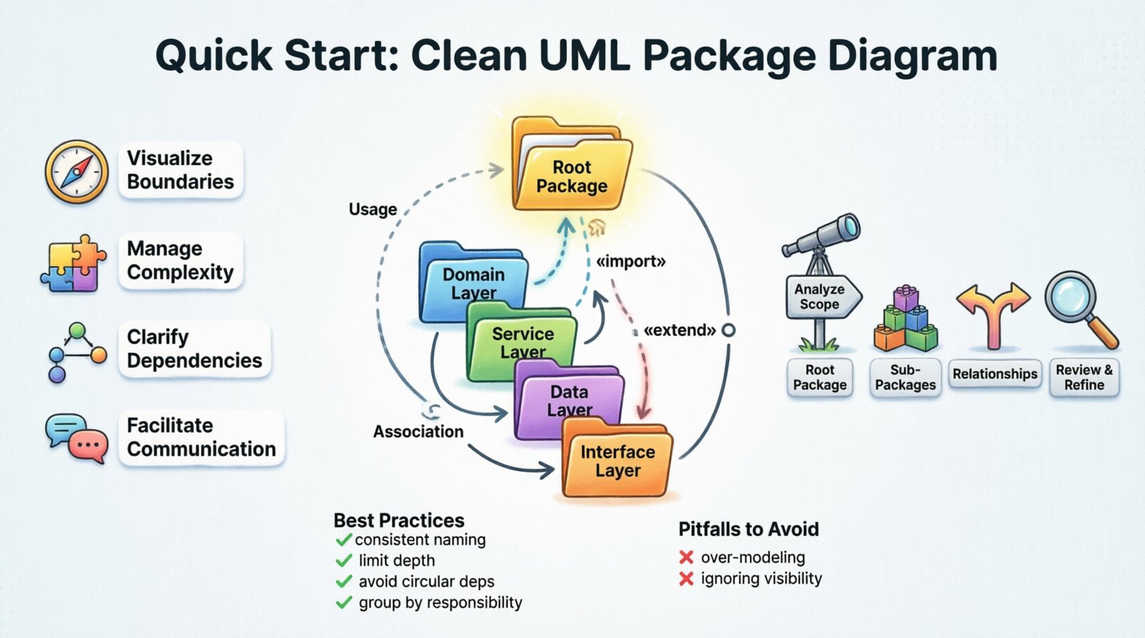 Quick Start: Setting Up a Clean UML Package Diagram for Your Next Project Quick Start: Setting Up a Clean UML Package Diagram for Your Next Project