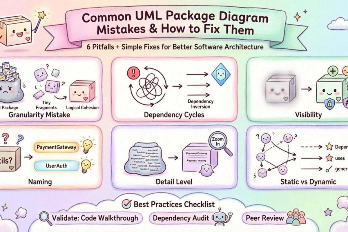 Common Mistakes: Why Developers Get UML Package Diagrams Wrong and How to Correct Them