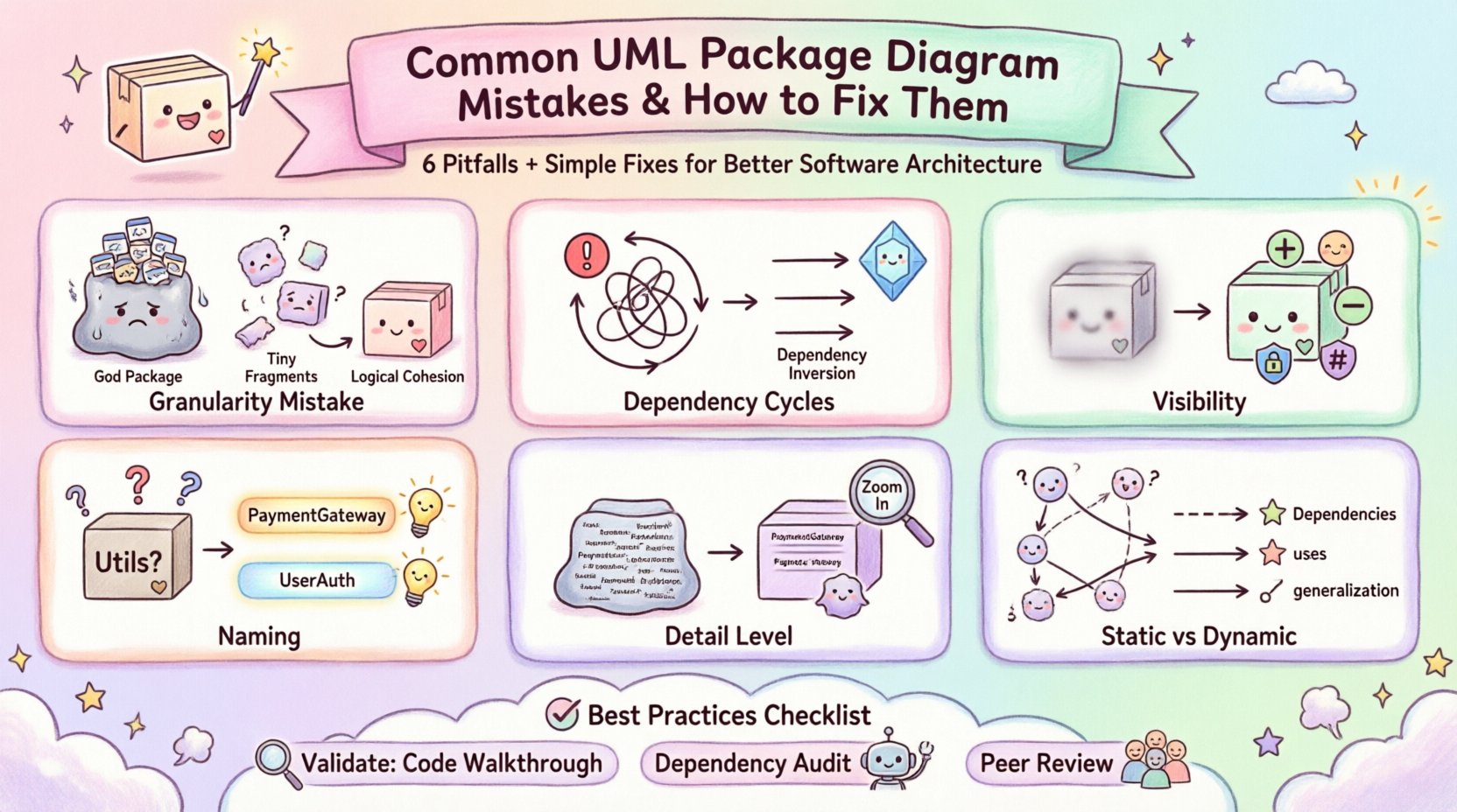 Common Mistakes: Why Developers Get UML Package Diagrams Wrong and How to Correct Them