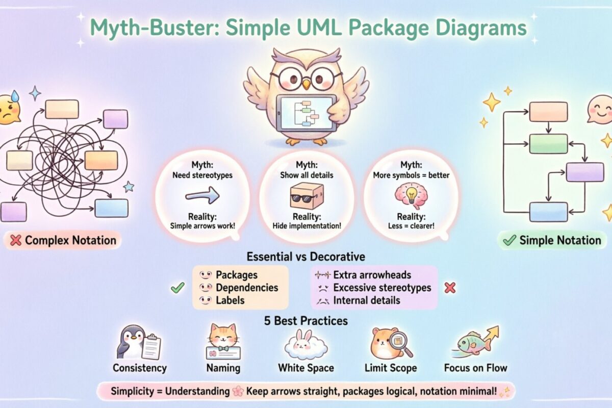 Myth-Buster: Why You Don’t Need Complex Notation for Simple UML Package Diagrams Myth-Buster: Why You Don’t Need Complex Notation for Simple UML Package Diagrams