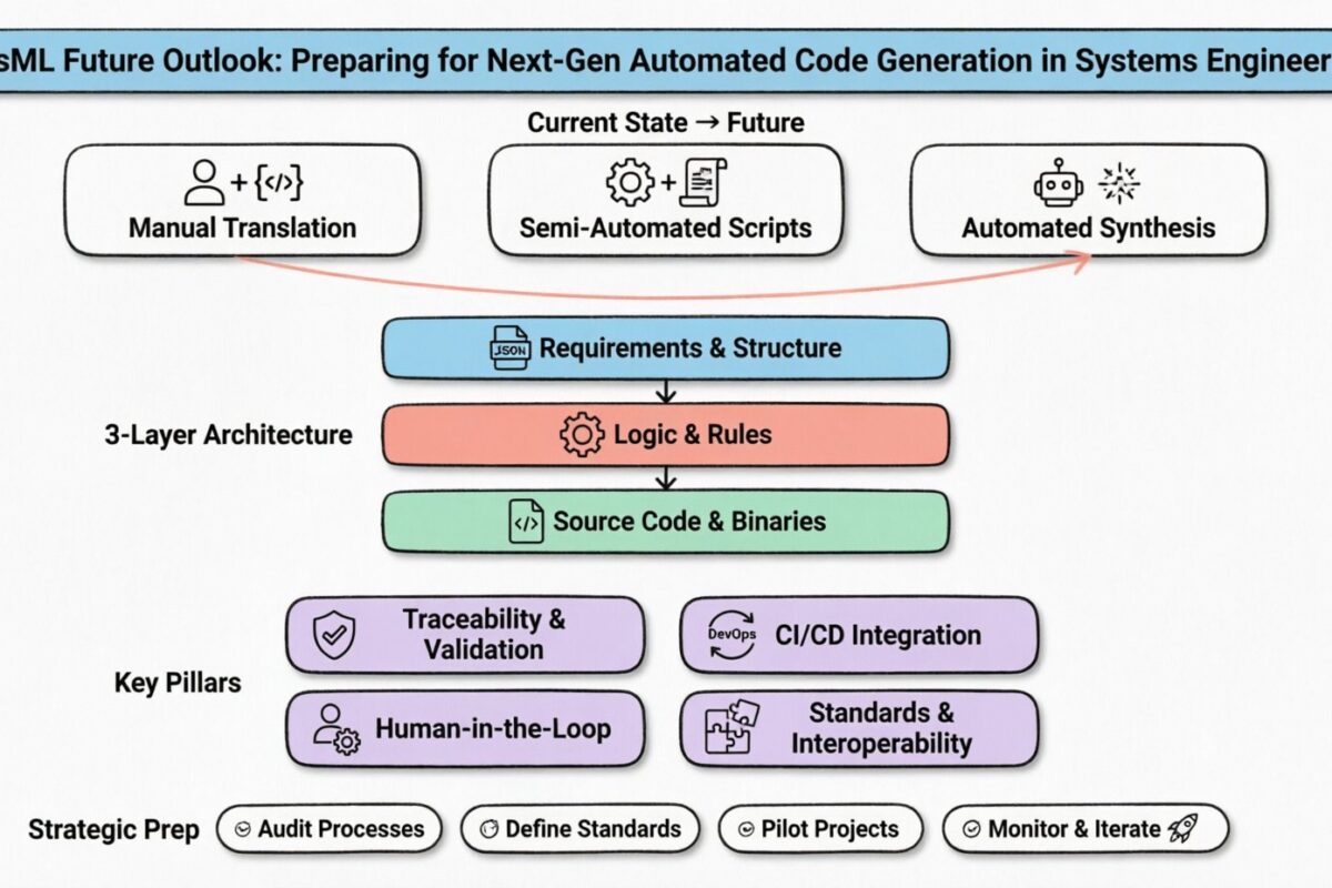 SysML Future Outlook: Preparing for the Next Generation of Automated Code Generation in Systems Engineering SysML Future Outlook: Preparing for the Next Generation of Automated Code Generation in Systems Engineering