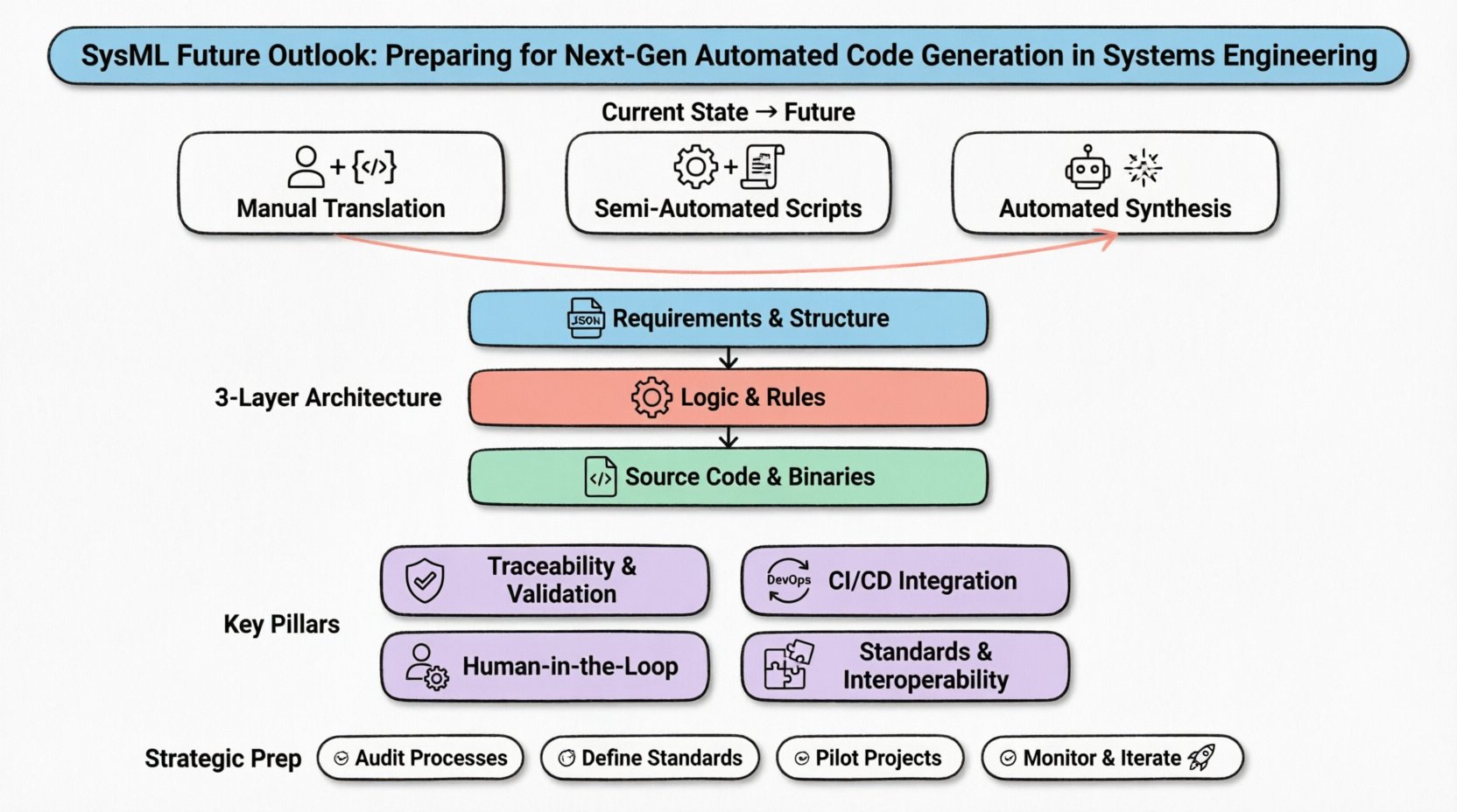 SysML Future Outlook: Preparing for the Next Generation of Automated Code Generation in Systems Engineering