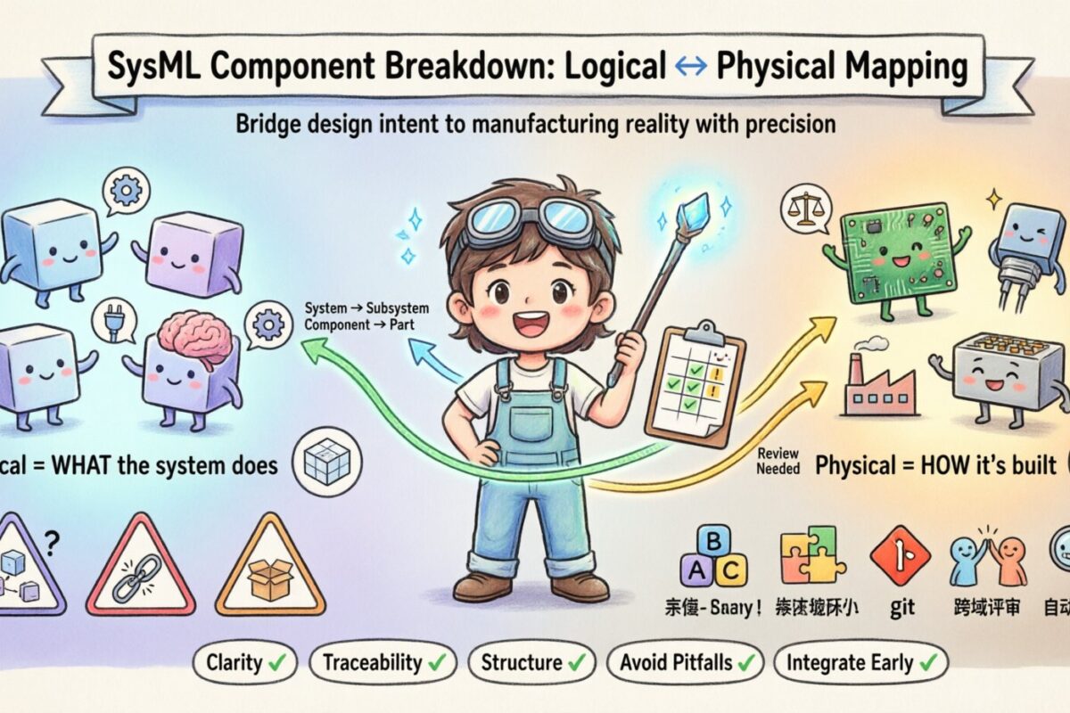 SysML Component Breakdown: Mapping Physical Assets to Logical Blocks with Precision SysML Component Breakdown: Mapping Physical Assets to Logical Blocks with Precision
