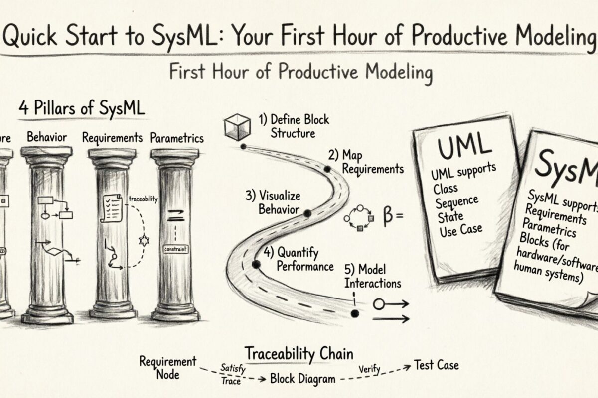 Quick Start to SysML: Your First Hour of Productive Modeling Without Overwhelming Yourself