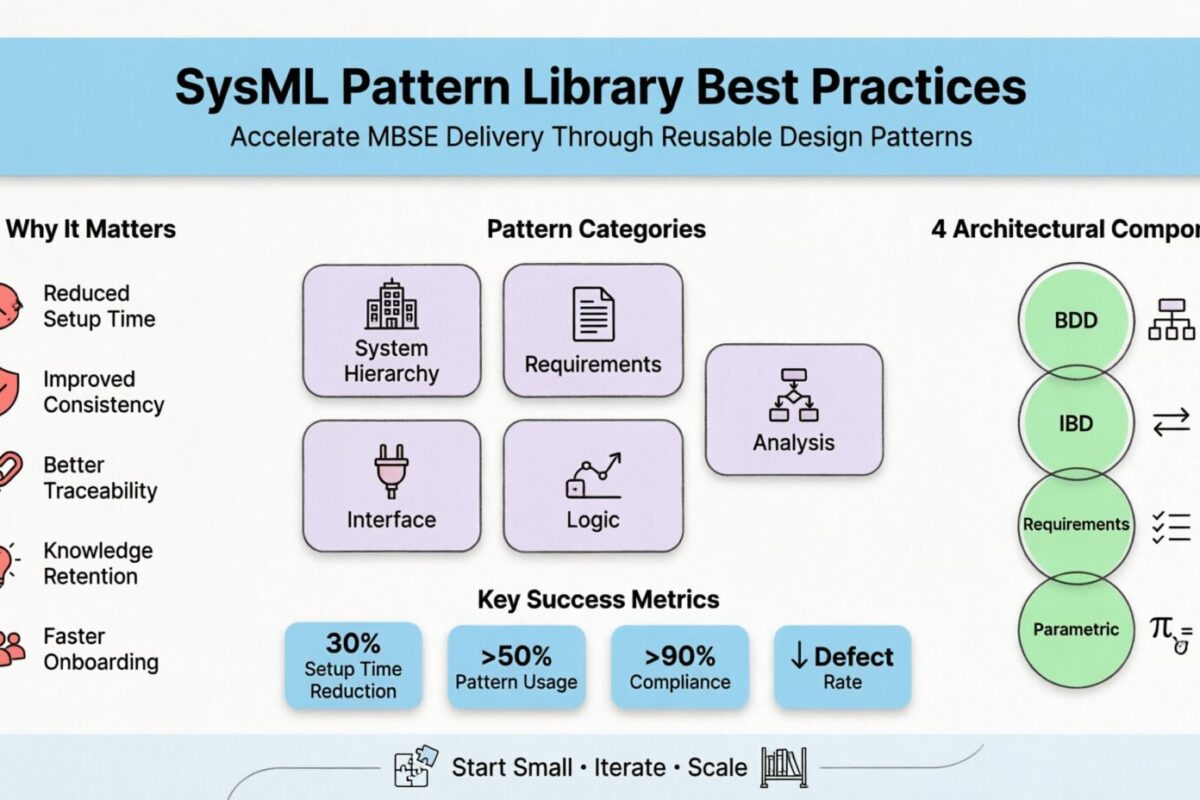 SysML Best Practices: Building a Library of Reusable Patterns for Faster MBSE Delivery